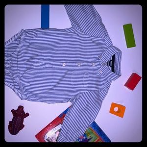 Oshkosh Long sleeve button stripped shirt